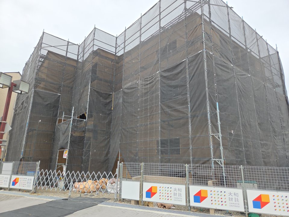 シエーナ川西美園の建設現場