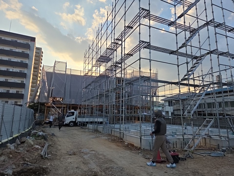 SCENA川西中央Ⅰ棟上げ - 画像1